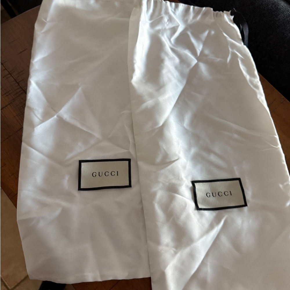 Gucci White Storage Shoe Bags